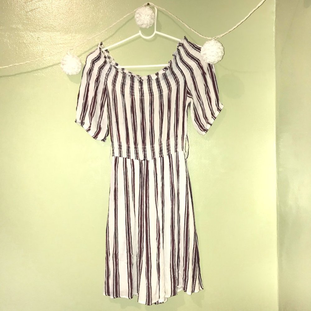 Off Shoulder Flowy Dress